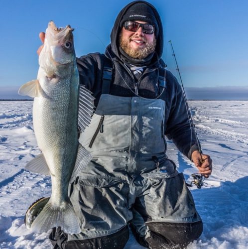 Catching Early Ice Walleyes