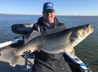 Possible ND state record, Bass fish for walleyes, Deformed walleye caught