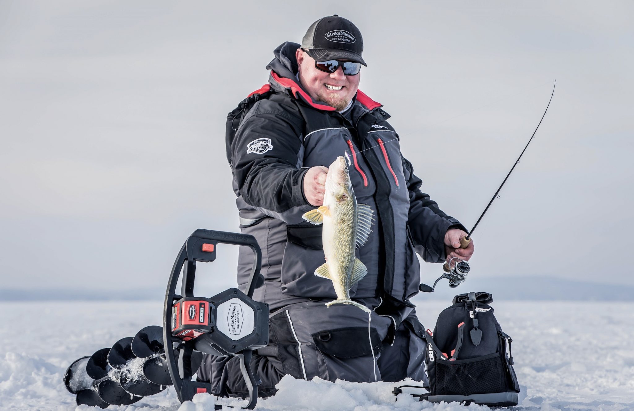 Hunting earlyice walleyes with Brad Hawthorne Target Walleye