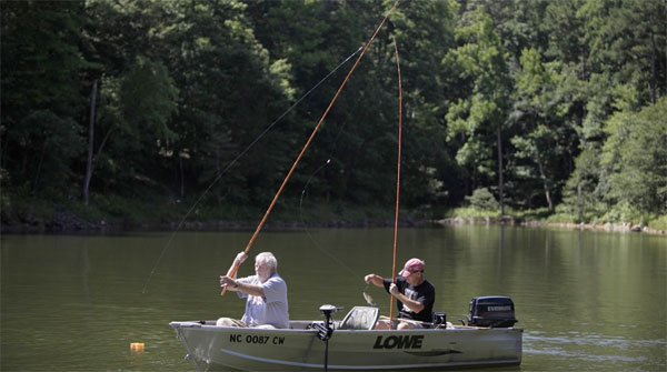 Cane poles required on Mille Lacs, World record walleye, Line