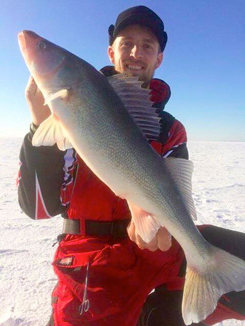 Young angler 'nuts about fishing' reels in 40 inch muskie