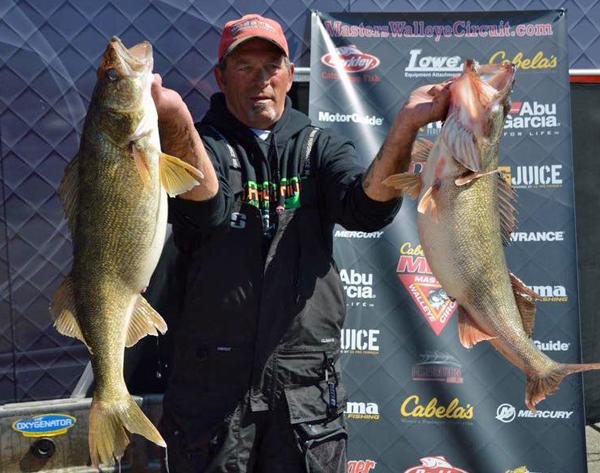 Detroit River MWC details, Walleyes from shore, Skarlis on