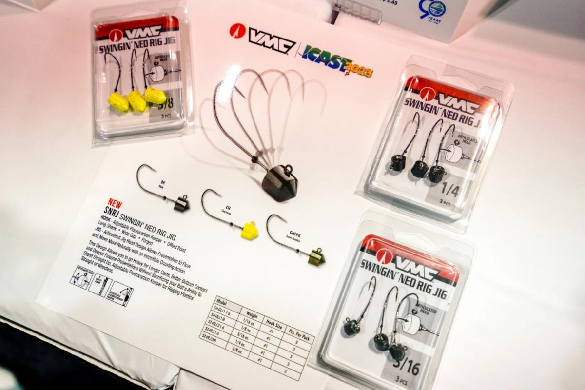 VMC Switch-It Live Bait Hook Rig Walleye Fast Grip Kit, Size 6