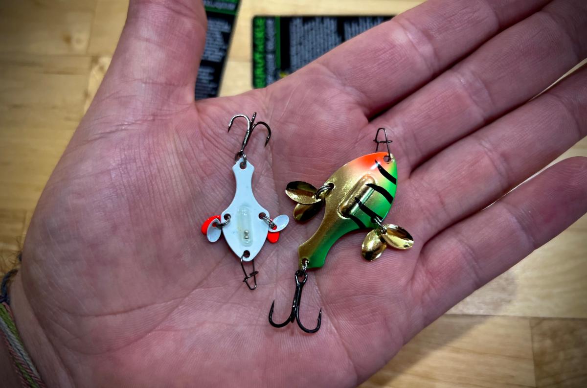 Panfish Tackle Kit, Tongue Depressor Micro Fishing Lures Plastic