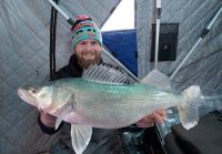 Ice heaves create contours, Late-ice perch search, It’s burbot season
