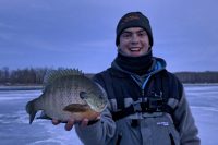Learn your ice chisel, Behemoth bluegills, Water clarity jig colors