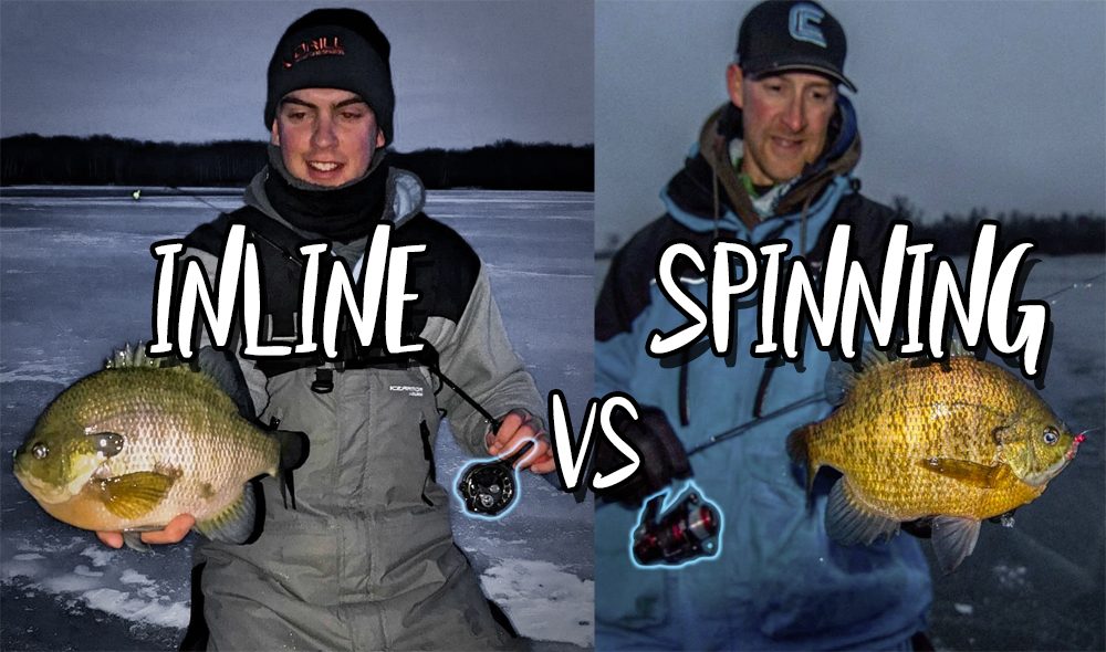 Ice Fishing Panfish Inline Vs Spinning Reels Target Walleye - Best Ice Fishing Spinning Reel For Walleye