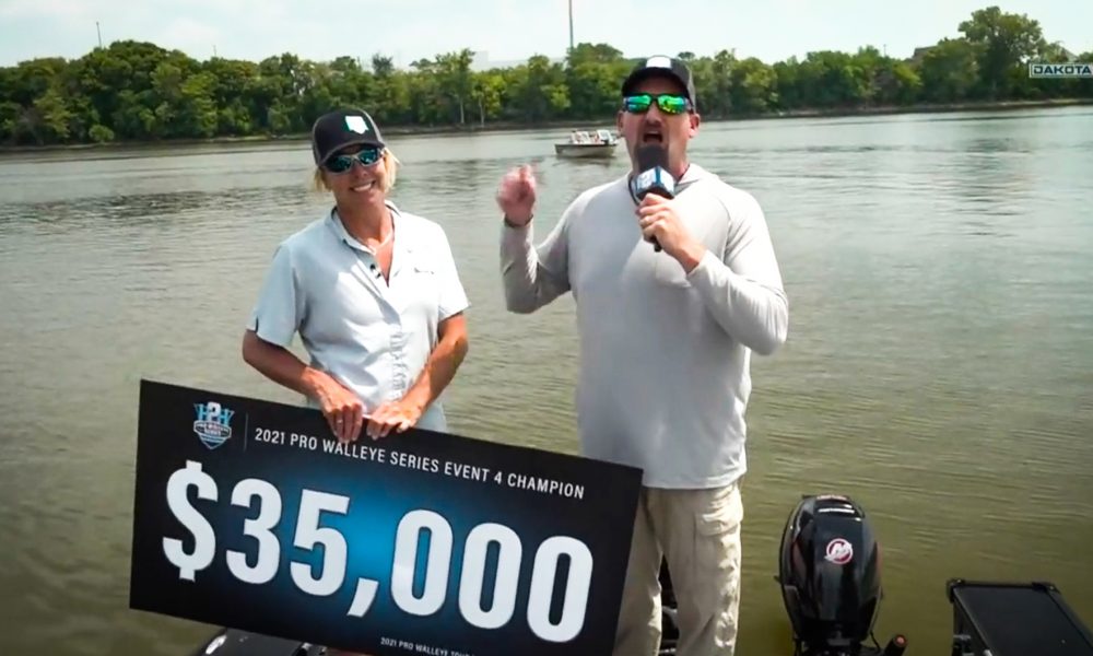 First lady walleye champ, Near death by bottom-bouncer, WTHeck are