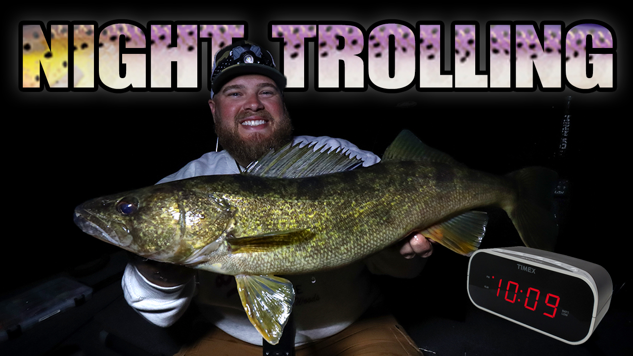 Night Trolling for Walleye - Ontario Walleye Fishing