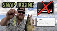 Snap jigging shallow walleyes (NO fancy electronics)