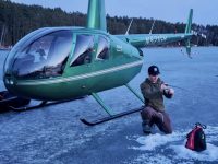 Walleye-spawn factoids, Helicopter ice fishing, Dirty water advantages